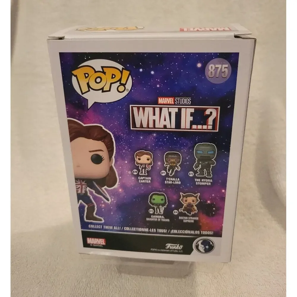 Funko Pop Captain Carter Marvel What if... series gamestop exclusive NWT